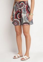 Czarne Szorty z Bawełny ze Wzorem Boho Kolariela. Czarne szorty damskie Born2be, bez wzorów, z bawełny, boho. Za 19.99 zł.