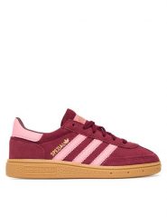 Adidas Sneakersy Handball Spezial KK5036 Bordowy. Czerwone buty sportowe dziewczęce Adidas, bez wzorów, ze skóry, bez zapięcia. Za 279.99 zł.