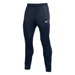 Męskie Dzianinowe Spodnie Do Biegania Park 20. Niebieskie spodnie materiałowe męskie Nike, bez wzorów, z dzianiny, sportowe. Za 161.99 zł.