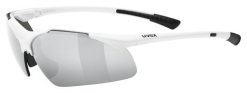Okulary Uvex Sportstyle. Białe okulary przeciwsłoneczne męskie Uvex, owalne. Za 109.90 zł.