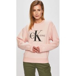 Calvin Klein Jeans - Bluza. Bluzy bez kaptura damskie Calvin Klein Jeans, l, z bawełny. W wyprzedaży za 299.90 zł.