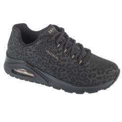Buty sportowe Sneakersy damskie, Uno Kat Neato. Czarne buty sportowe na co dzień damskie Skechers, bez wzorów, trekkingowe. Za 369.99 zł.