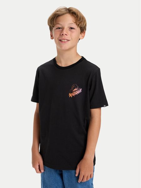 Quiksilver T-Shirt Ev Star Ride EQBZT04900 Czarny Regular Fit. Czarne t-shirty chłopięce Quiksilver, bez wzorów, z bawełny, bez ramiączek. Za 69.99 zł.