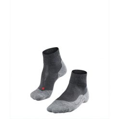 Skarpetki Falke TK5 Short. Szare skarpetki męskie Falke, bez wzorów, z poliamidu. Za 156.50 zł.