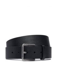 Calvin Klein Pasek Casual Roller Buckle 40Mm LV04D7098G Czarny. Czarne paski męskie CALVIN KLEIN, bez wzorów, ze skóry, casualowe. Za 209.99 zł.