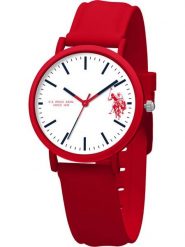 U.S. Polo Assn. Zegarek kwarcowy w kolorze czerwono-białym rozmiar: onesize. Czerwone, analogowe zegarki damskie U.S. Polo Assn., sztuczne. Za 178.79 zł.