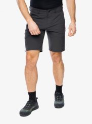 Spodenki turystyczne męskie Inov-8 Venture Lite 11in Short. Szare szorty męskie Inov-8, z materiału, bez kołnierzyka. Za 289.99 zł.