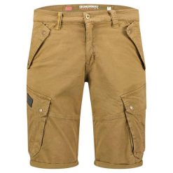 Bermudy Geographical Norway PRODOL EO MEN 063 khaki męska (SX1427H/GNO-Kaki). Zielone szorty męskie Geographical Norway, bez wzorów, sportowe. Za 139.00 zł.