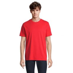 Koszulka Organiczna Unisex Dla Dorosłych Legend. Czerwone bluzki damskie SOL'S, m, bez wzorów, sportowe, bez kołnierzyka, bez ramiączek. Za 48.99 zł.