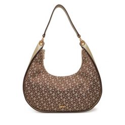 Torebka DKNY. Brązowe torebki klasyczne damskie DKNY, bez wzorów, bez dodatków. Za 579.99 zł.