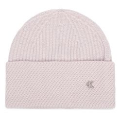 Czapka Calvin Klein. Fioletowe czapki zimowe damskie CALVIN KLEIN. Za 169.99 zł.