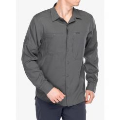 Koszula podróżnicza męska Columbia Silver Ridge Utility Lite Long Sleeve. Szare koszule męskie Columbia, m, bez wzorów, bez kołnierzyka, bez ramiączek. Za 263.99 zł.