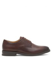 Gino Rossi Półbuty DANTE-01 124AM Brązowy. Brązowe buty wizytowe męskie Gino Rossi, ze skóry, bez zapięcia. Za 349.99 zł.