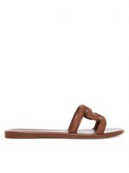 Melissa Klapki Melissa M Slide Ad M 36148 Brązowy. Brązowe klapki damskie Melissa, bez wzorów, z tworzywa sztucznego, bez obcasa. Za 229.99 zł.