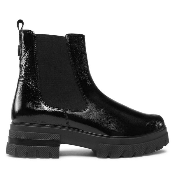 Botki Caprice. Czarne botki damskie Caprice, bez obcasa, na płaskiej podeszwie, bez zapięcia. Za 419.99 zł.