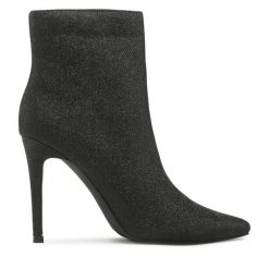 Botki Jenny Fairy. Czarne botki damskie Jenny Fairy, bez obcasa, na szpilce, bez zapięcia. Za 119.99 zł.
