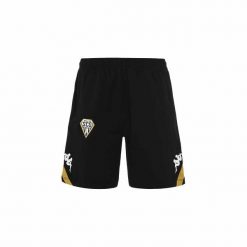 Krótki Angers SCO Alozip 6 2022/23. Czarne szorty męskie Kappa, s, z materiału, na fitness i siłownię. Za 246.50 zł.