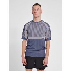 Koszulka Hummel MT Unit. Niebieskie t-shirty sportowe męskie HUMMEL, s, z materiału, bez ramiączek, do piłki nożnej. Za 188.50 zł.