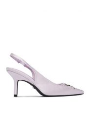 Juicy Couture Szpilki CEO-259-133-01 Fioletowy. Fioletowe szpilki Juicy Couture, bez wzorów, z materiału, bez obcasa. Za 229.99 zł.