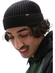 Vans Czapka beanie w kolorze czarnym rozmiar: onesize. Czarne czapki zimowe damskie Vans, z materiału. Za 110.55 zł.