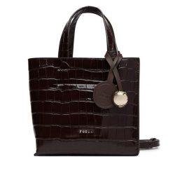 Torebka Furla. Brązowe torebki klasyczne damskie Furla, bez wzorów, bez dodatków. Za 1,349.00 zł.