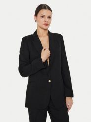 ViCOLO Marynarka TB1561 Czarny Regular Fit. Czarne marynarki i żakiety damskie ViCOLO, l, bez wzorów, z wiskozy. Za 399.99 zł.