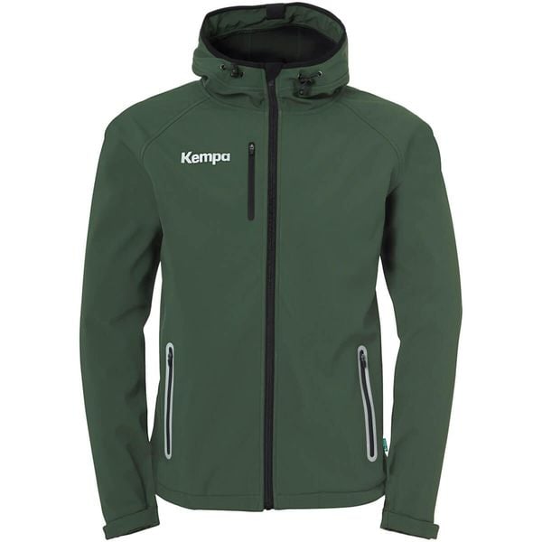 Kurtka softshell Kempa. Czarne kurtki męskie KEMPA, m, bez wzorów, z softshellu, sportowe, bez kaptura. W wyprzedaży za 399.95 zł.