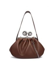 Weekend Max Mara Torebka Wkacaro 2625516035600 Brązowy. Brązowe torebki klasyczne damskie Weekend Max Mara, bez wzorów, bez dodatków. Za 2,139.00 zł.