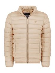 Geographical Norway Kurtka pikowana "Amigotal" w kolorze beżowym rozmiar: XXL. Brązowe kurtki męskie Geographical Norway, xxl, bez wzorów, bez kaptura. Za 193.70 zł.