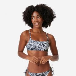 Góra kostiumu kąpielowego damska Roxy. Białe bikini damskie Roxy, bez wzorów. Za 129.99 zł.