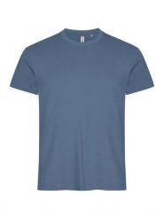 Clique Basic-T T-shirt męski, dopasowany, bawełna. Niebieskie t-shirty męskie CLIQUE, m, bez wzorów, z bawełny, bez kołnierzyka. Za 82.69 zł.