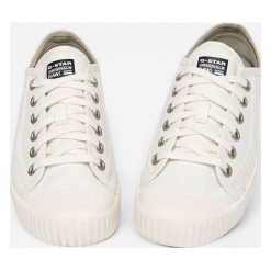 G-Star Raw - Tenisówki. Białe trampki i tenisówki damskie G-Star Raw, bez wzorów, z gumy. Za 299.90 zł.