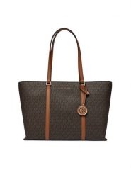 MICHAEL Michael Kors Torebka Temple Tote 30R4G1LT3B Brązowy. Brązowe torebki klasyczne damskie MICHAEL Michael Kors, bez wzorów, ze skóry, bez dodatków. Za 1,109.99 zł.