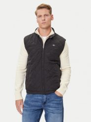 Gant Kamizelka 7006341 Czarny Regular Fit. Czarne kamizelki męskie Gant, m, z syntetyku. Za 679.99 zł.