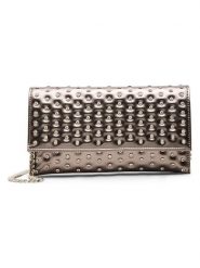 Steve Madden Kopertówka w kolorze złotym - 25 x 19 x 14 cm rozmiar: onesize. Żółte torebki wieczorowe Steve Madden, bez wzorów, z materiału, bez kołnierzyka, bez ramiączek. Za 218.57 zł.