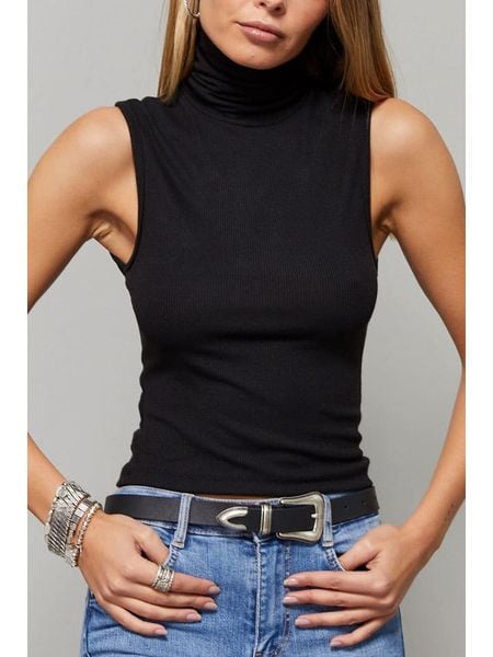 Milan Kiss Top w kolorze czarnym rozmiar: XL. Czarne topy damskie Milan Kiss, xl, bez wzorów, bez kołnierzyka. Za 113.99 zł.