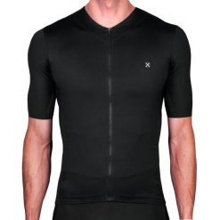 Koszulka Rowerowa z krótkim rękawem męska Luxa Supreme Black. Czarne t-shirty sportowe męskie LUXA, m, z elastanu, bez ramiączek, rowerowe. Za 439.00 zł.