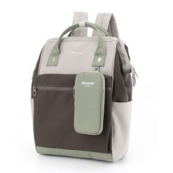 Plecak damski Himawari 1027 brązowy. Brązowe plecaki damskie Peterson, bez wzorów, eleganckie. Za 149.99 zł.