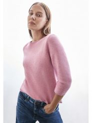 Street One Sweter w kolorze jasnoróżowym rozmiar: 38. Różowe swetry klasyczne damskie Street One, z bawełny, bez kołnierzyka. Za 109.78 zł.