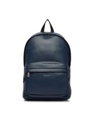 Calvin Klein Plecak podróżny Raised Round Backpack LV04D3155G Granatowy. Niebieskie plecaki męskie CALVIN KLEIN, bez wzorów, ze skóry. Za 649.99 zł.