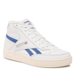 Buty do chodzenia męskie Reebok Club C Form Hi. Białe buty sportowe na co dzień męskie Reebok, z materiału, bez zapięcia, trekkingowe, Reebok Club. Za 377.90 zł.