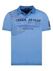 Canadian Peak Koszulka polo "Kobias" w kolorze niebieskim rozmiar: S. Niebieskie koszulki polo męskie Canadian Peak, s, bez wzorów, z bawełny, bez ramiączek. Za 74.63 zł.