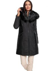 Heine Płaszcz przejściowy w kolorze czarnym rozmiar: 38. Czarne płaszcze damskie Heine, bez wzorów. Za 173.99 zł.