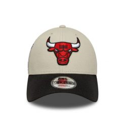Czapka baseballowa 9forty Chicago Bulls. Brązowe czapki męskie New Era, z aplikacjami, z bawełny. Za 156.00 zł.