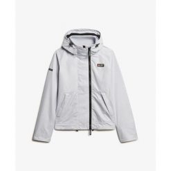 Damska wodoodporna kurtka z kapturem Superdry Mountain. Fioletowe kurtki damskie Superdry., l, z aplikacjami, z gumy, z kapturem. Za 399.10 zł.
