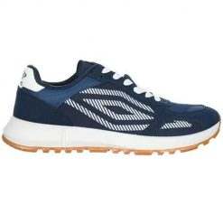 Buty do chodzenia męskie Umbro UFP3839SJEW. Niebieskie buty sportowe na co dzień męskie Umbro, z dresówki, bez zapięcia, trekkingowe. Za 203.00 zł.