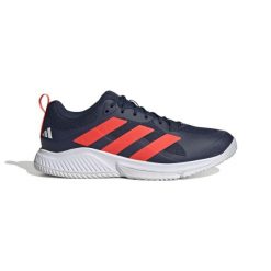 Buty halowe adidas Court Team Bounce 2.0. Czerwone buty sportowe na co dzień damskie Adidas, bez wzorów, trekkingowe. Za 393.30 zł.