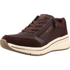 Buty SKECHERS 190370S BILLION FLEX LUXE UP Brązowy. Brązowe obuwie treningowe damskie Skechers, na fitness i siłownię. Za 337.99 zł.