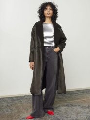 Levi's Dżinsy - Straight fit - w kolorze antracytowym rozmiar: W29/L31. Czarne jeansy damskie Levi's, z podwyższonym stanem. Za 284.95 zł.