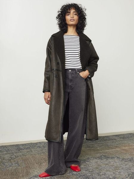 Levi's Dżinsy - Straight fit - w kolorze antracytowym rozmiar: W29/L31. Czarne jeansy damskie Levi's, z podwyższonym stanem. Za 284.95 zł.